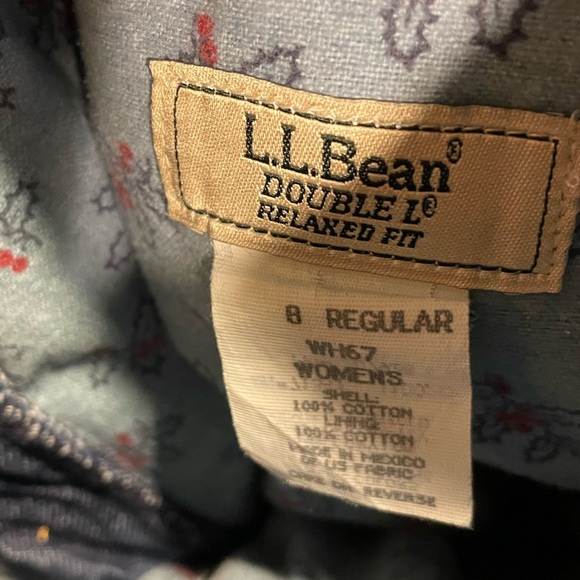 LL Bean Double L Relaxed Fit Jeans - Size 8R - Picture 4 of 11